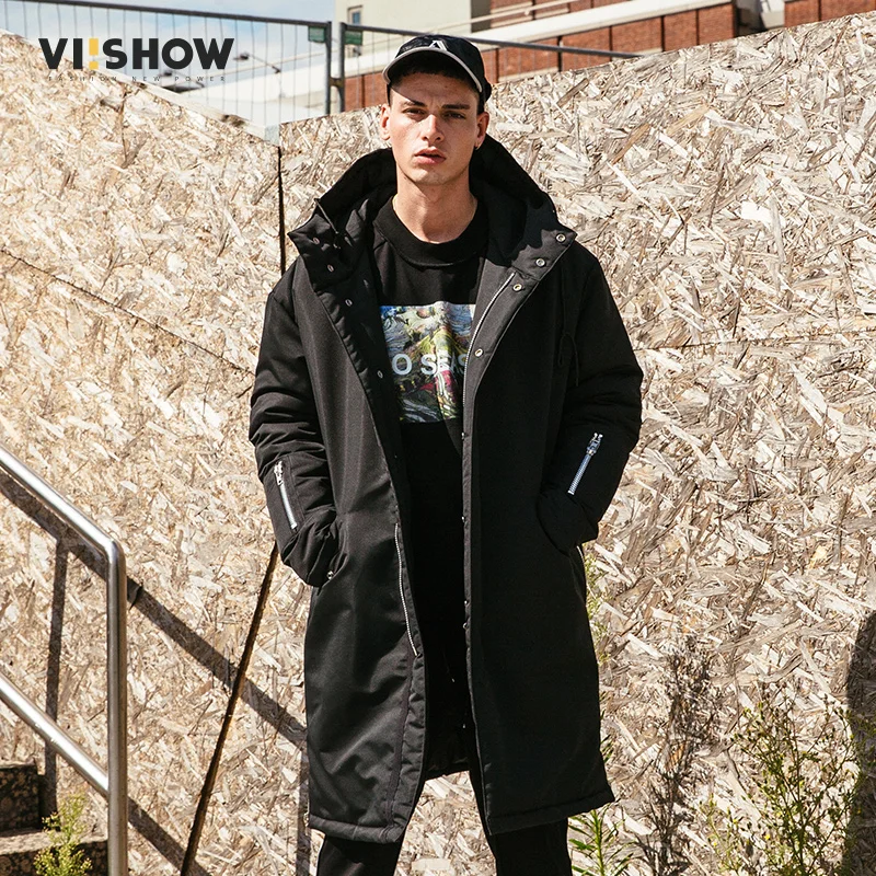 VIISHOW уличная мужская зимняя куртка брендовая парка 2018 Manteau Homme Hiver зимнее пальто