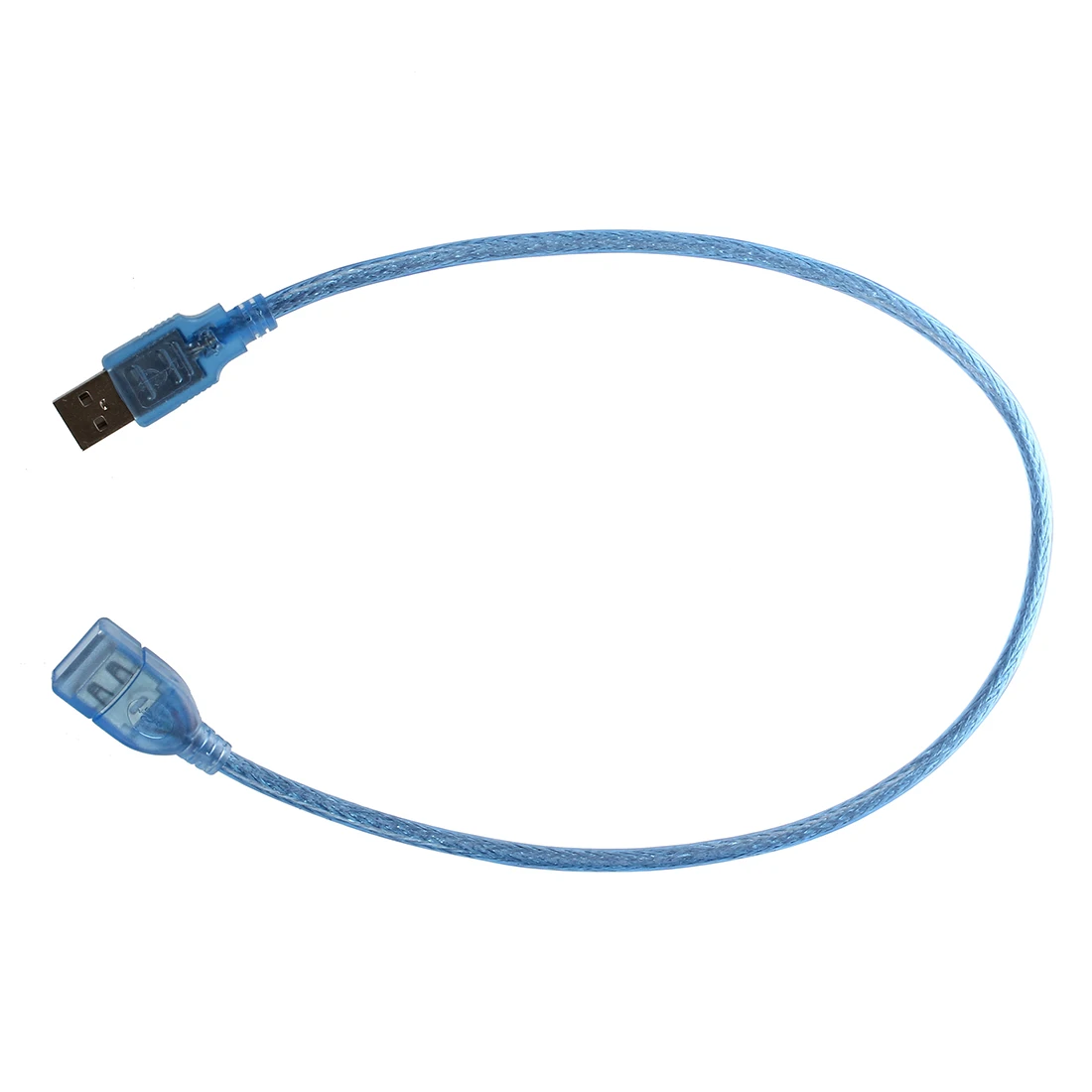 AAAE Топ синий пластиковый корпус USB 2 0 папа к женскому AF/AM кабель удлинитель 50