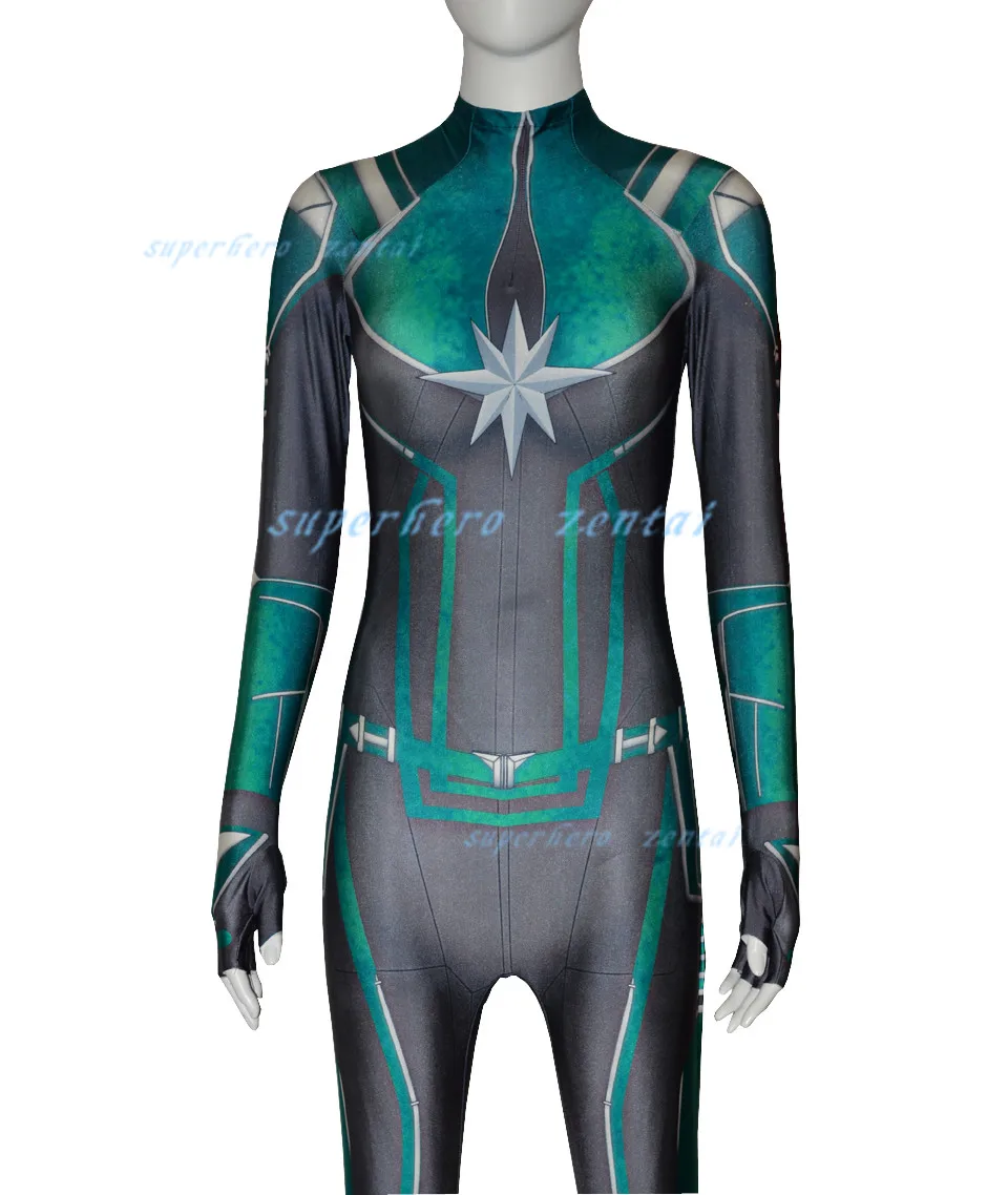 MS костюм Марвел Капитан взрослый/Дети Женщины/Мужчины фильм супергерой косплей