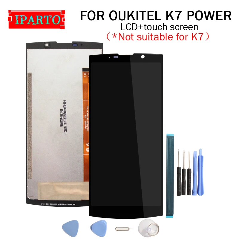 6 0 дюймовый ЖК дисплей OUKITEL K7 POWER + кодирующий преобразователь сенсорного экрана в