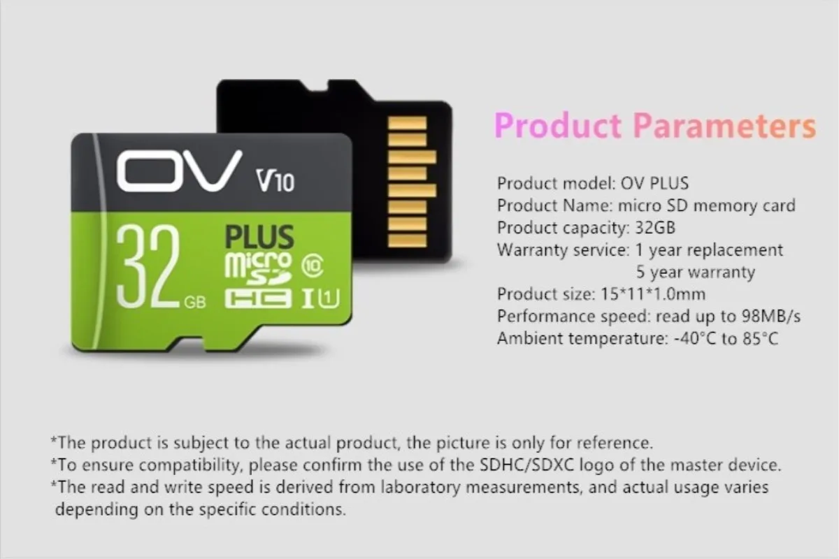 Карты памяти TF(Micro SD) карта памяти на 32 ГБ карта U1 C10 высокое Скорость плюс версия узнать Скорость Max 98 МБ/с. с адаптер