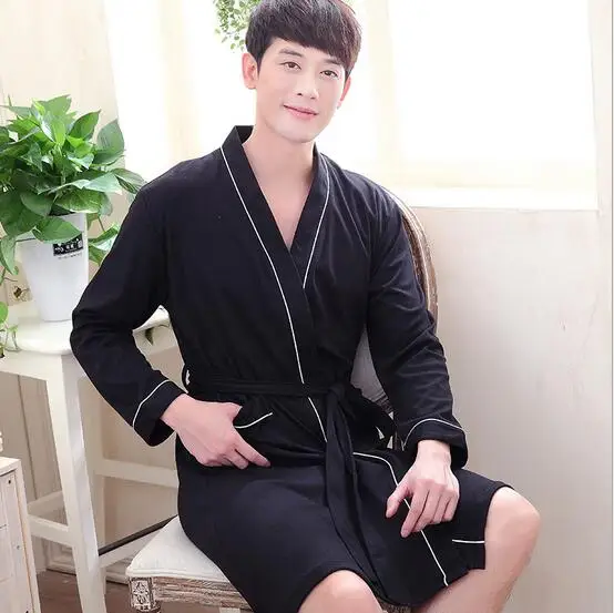 Новые фирменные халаты больших размеров для пар хлопковый женский халат с