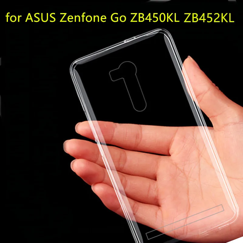 Для Asus Zenfone Go zb452kl ZB450KL чехол Ультратонкий прозрачный ТПУ Мягкая обложка Защитный