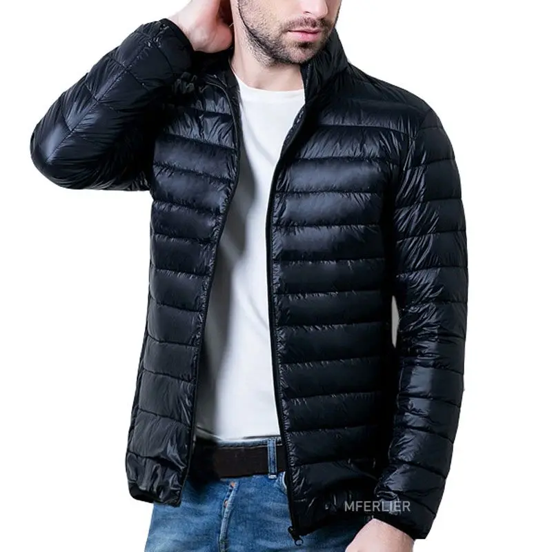 MFERLIER осень зима свободные куртки для мужчин 5XL 6XL 7XL 8XL большой размер вес 130 кг парка для мужчин 6 цветов