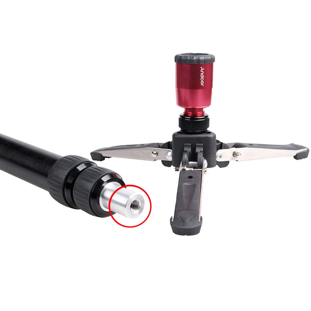Andoer штатив опорная подставка с универсальным трехножным для Benro 3/" монопод DSLR камера аксессуары для фотостудии