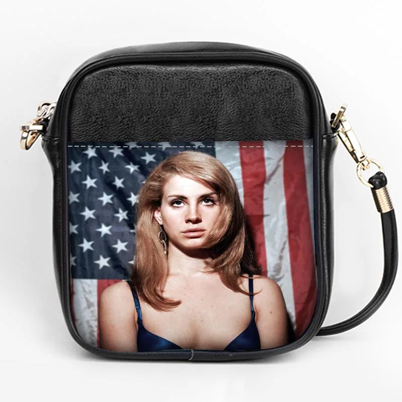 Пользовательские Lana Del Rey Моды Sling Bag Для женщин Слинг сумки на ремне кожа мини девушки Tote вечерние сумка DIY Sling Bag - Цвет: 9