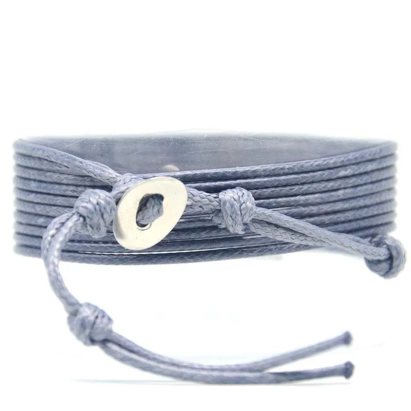 Rope Non-leather Wrap Bracelet Vintage Multiple Layers Stone Dropship | Украшения и аксессуары