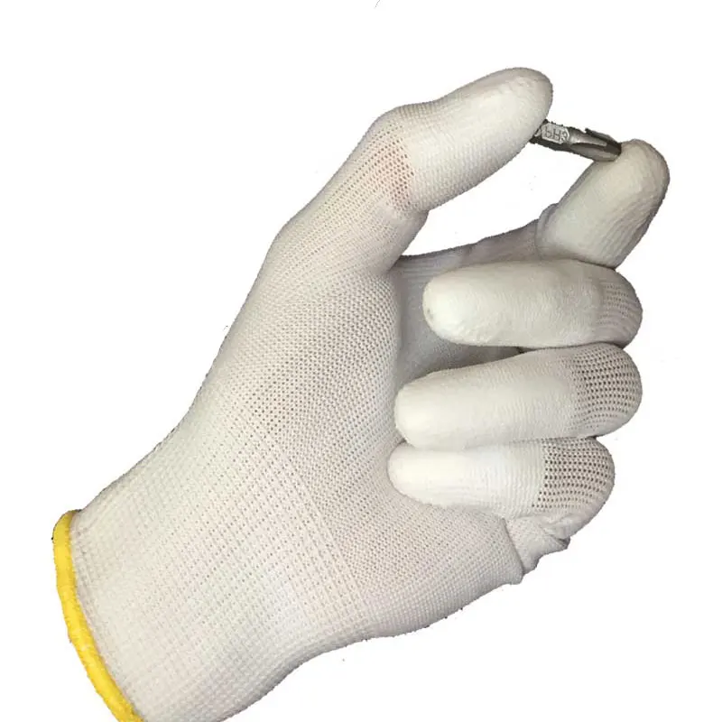 Рабочие перчатки NMSAFETY из ПУ Антистатические ESD нейлона рабочие перчатки|nylon pu