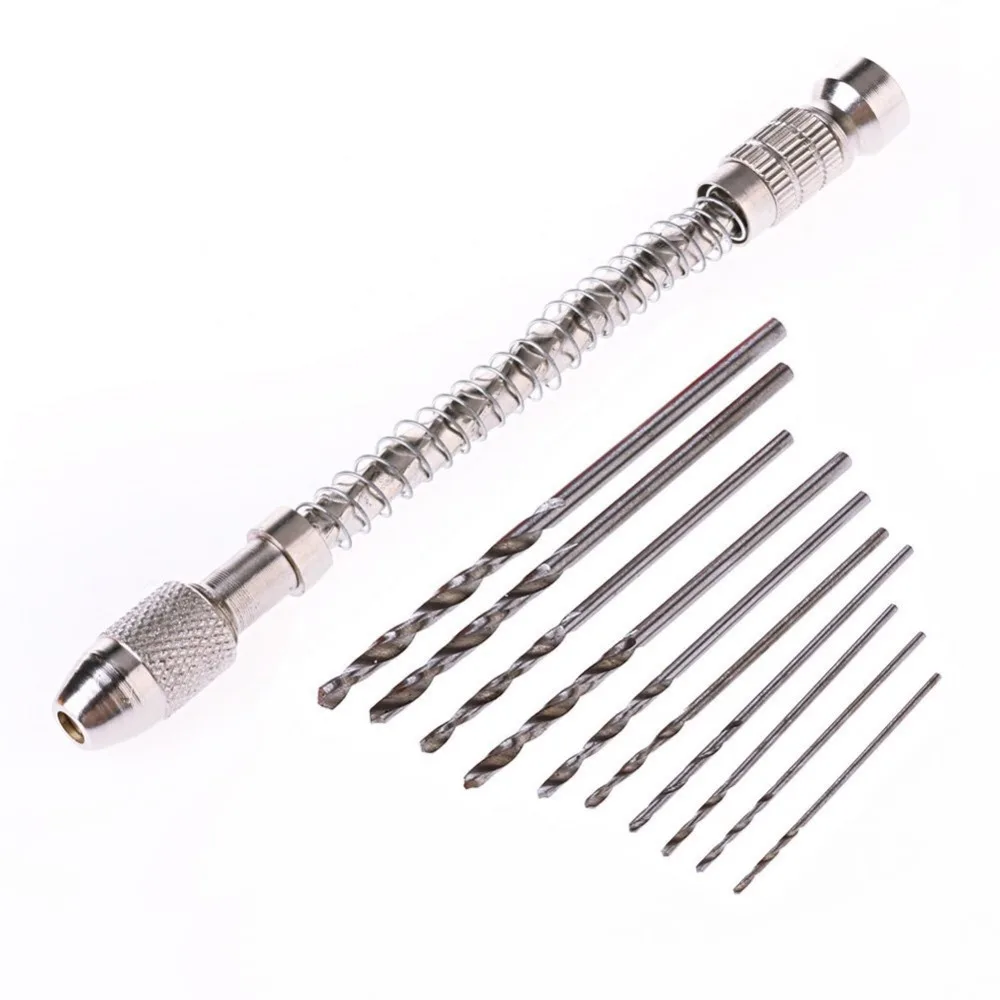 Мини набор ручных сверл роторное сверление портативные маленькие DIY Стальные