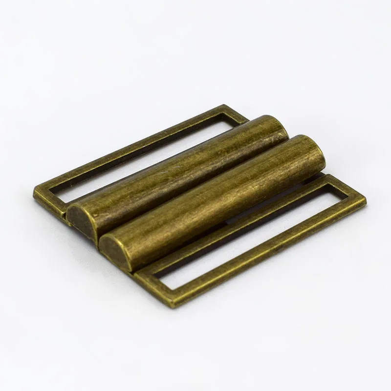 bronze 2/4 шт. Meetee 40 мм-60 мм, с металлическим ремнем, застежка ремешок с пряжкой покрытый пуговицы для пришивания куртки с гусиным пухом сумки для одежды, аксессуары для декора F1-31 - Цвет: bronze
