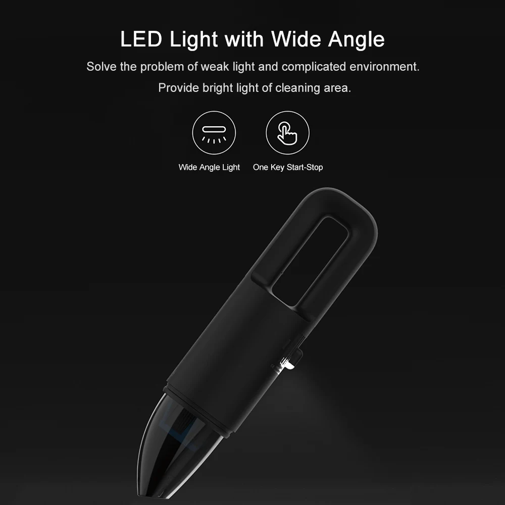 Автомобильный беспроводной ручной вакуумный очиститель Xiaomi Cleanfly FVQ портативный