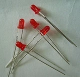 3 мм Светодиодные светоизлучающие диоды красное свечение красный свет