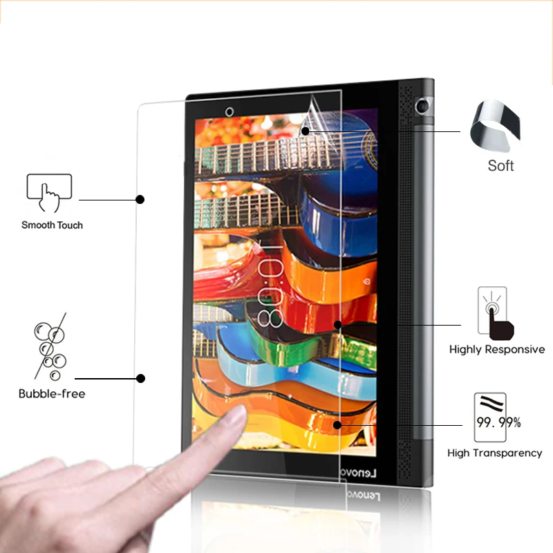 

High Quality HD lcd screen protector film For Lenovo YOGA Tab 3 10 X50F 10.1" high Clear glossy front screen protective film