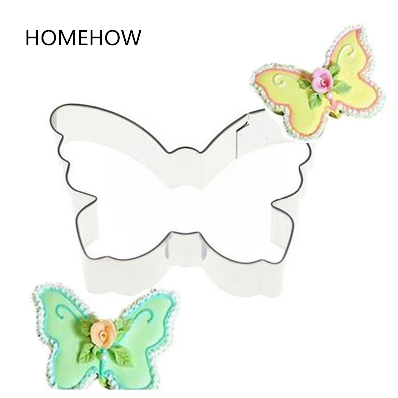Резак для печенья в форме бабочки Homehow 1 шт./лот 6 5*6 см резак из нержавеющей стали