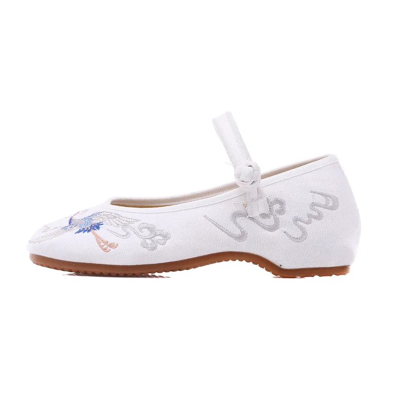 Size 41 Mary Jane Shoes for Women Comfortable Embroider Flat Fashion Flats Ballet Female Walking | Обувь