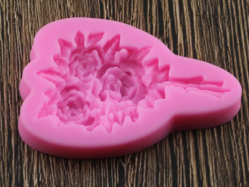 Форма цветка 3D помадка торт Силиконовая форма пищевой мастики Confeitaria шоколадные кондитерские конфеты Глина Инструменты для изготовления