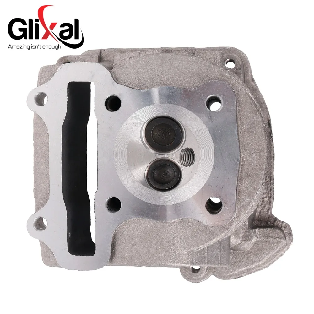 Glixal GY6 72cc 80cc 47 мм Головка цилиндра в сборе для 139QMB 139QMA Roketa Qingqi ZNEN Скутер мопед ATV (69