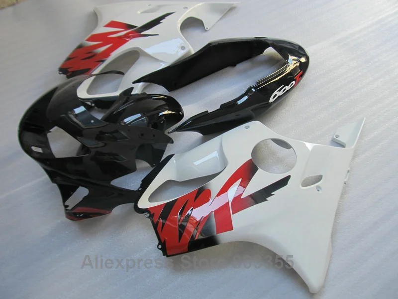Глянцевая Окрашенные впрыска комплекты для HONDA CBR 600 F4 Обтекатели 1999 2000 (каракули