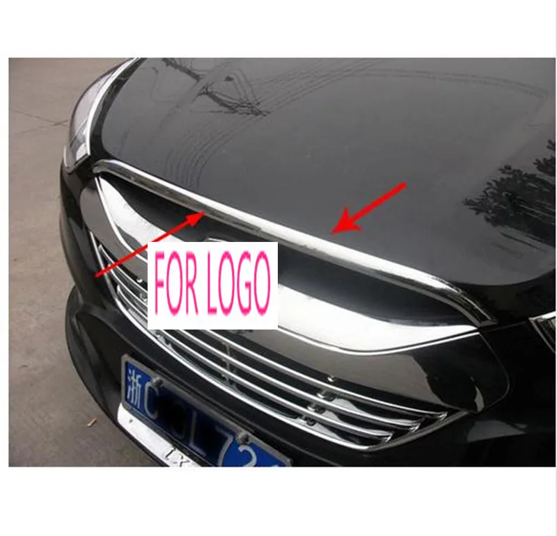 Передняя решетка из АБС хрома обшивка гонок для Hyundai ix35 2010 2012|Хромирование| |