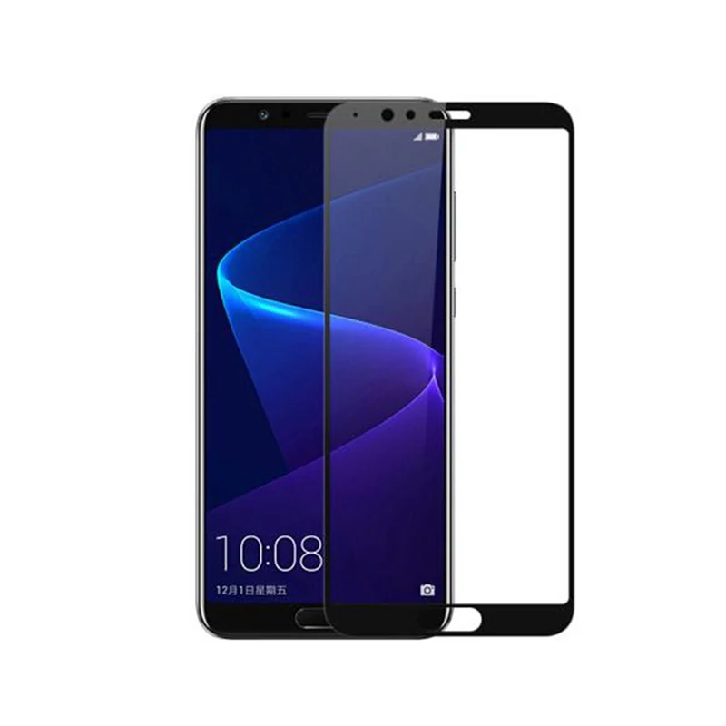 Закаленное стекло для Honor View 10 V10 полное покрытие защита экрана защитное