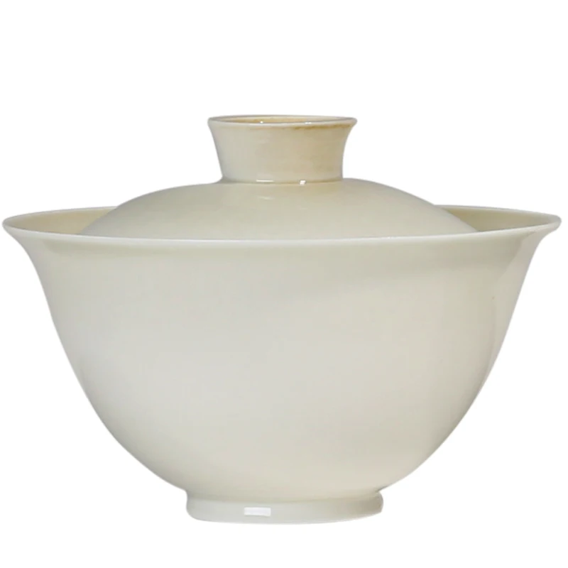 Китайский чайный сервиз Gaiwan с пепельным растением, кунг-фу, пигментированный чайный сервиз, аксессуары для чайной церемонии, керамическая посуда для напитков