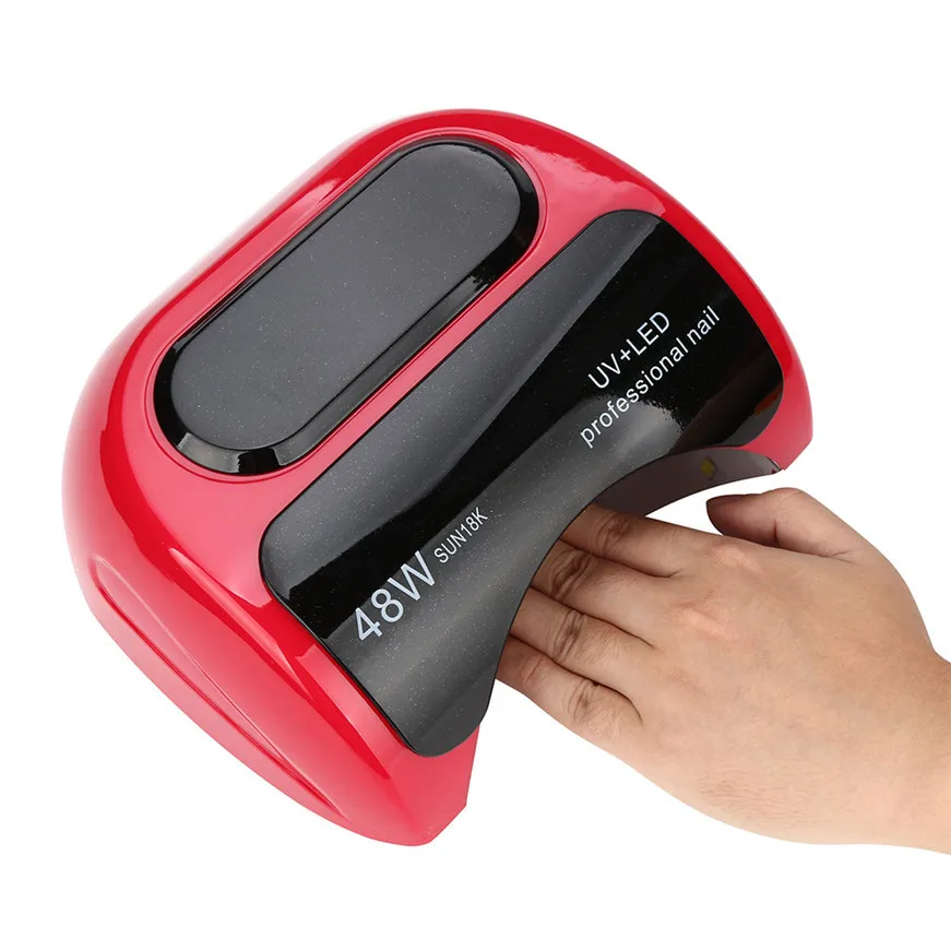 48W/24W LED UV Lamp Nail Dryer Sun Light For Gel Polish Curing with Bottom 10s/30s/60s | Красота и здоровье