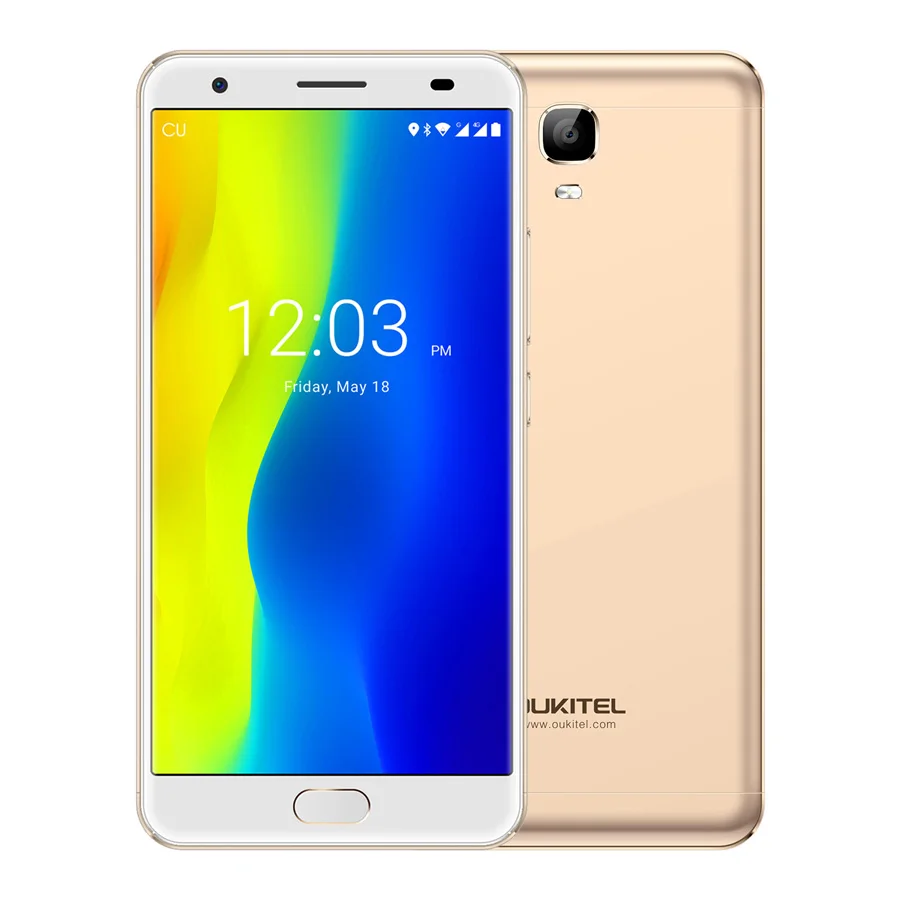 Оригинальный мобильный телефон Oukitel K6000 Plus на базе процессора MTK6750T Octa Core с экраном 5,5 дюйма FHD 1920x1080, 4 ГБ оперативной памяти и 64 ГБ встроенной памяти, сканером отпечатков пальцев и быстрой зарядкой 12V/2A.