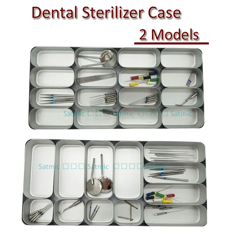 Oral Big Size Dental Bur H K File Block Gutta Percha Points Holder Sterilizer Case Endo Box | Красота и здоровье