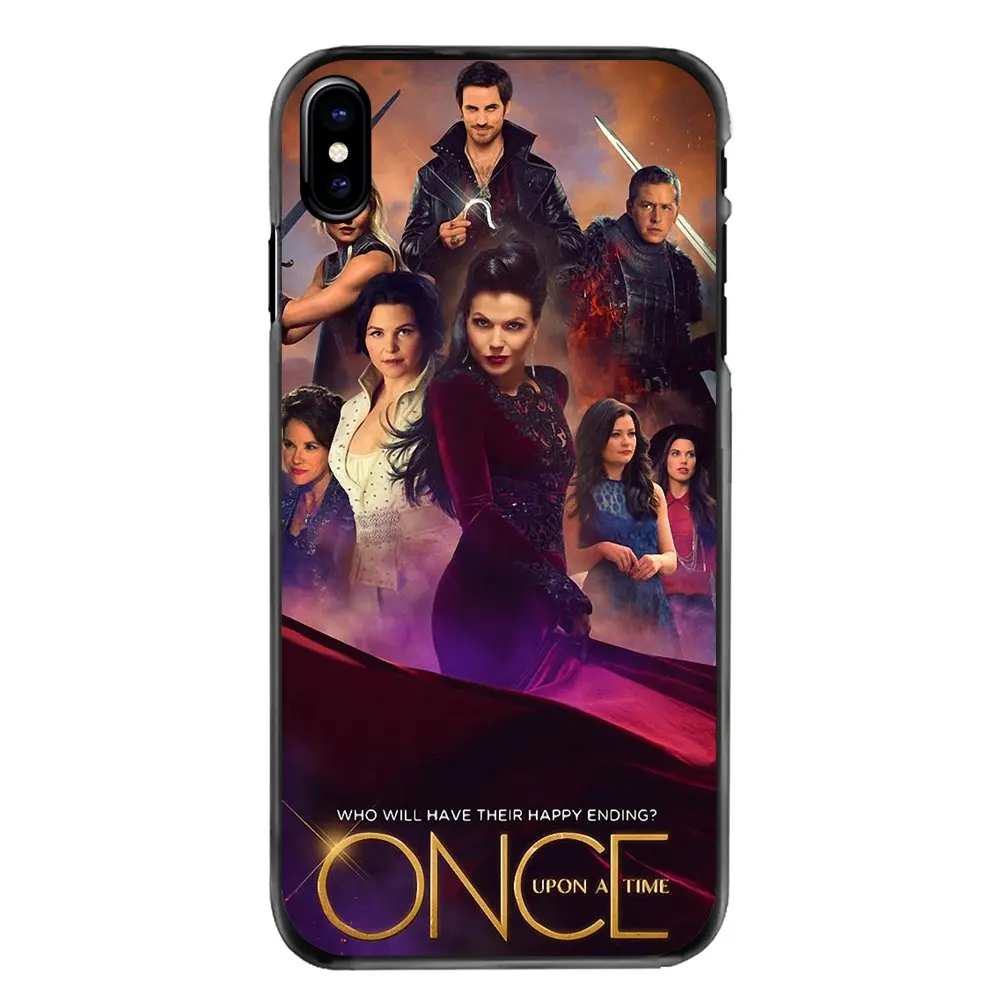 Чехол для телефона с жесткой поверхностью с принтом сериала "Однажды в сказке" для iPhone 4 4S 5 5S 5C SE 6 6S 7 8 Plus X XR XS Max и iPod Touch.