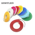 DC12V 125810 м гибкий светодиодный мягкий неоновый свет 120 светодиодный sM светодиодный неоновая подсветка для салона автомобиля водонепроницаемый Неон Знак стол светодиодный освещение для отдыха и вечеринок