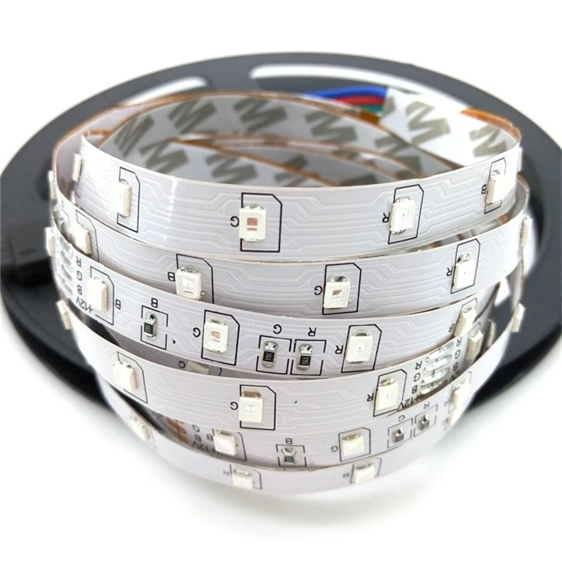 Набор светодиодных лент 10 м SMD 3528 RGB с 24 клавишным ИК контроллером 12В 3A адаптером