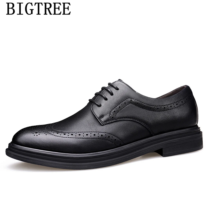 

Brogue Shoes Men Classic Italian Mens Wingtip Shoes Brand Coiffeur Formal Shoes Men Elegant Zapatos De Hombre Buty Meskie Bona