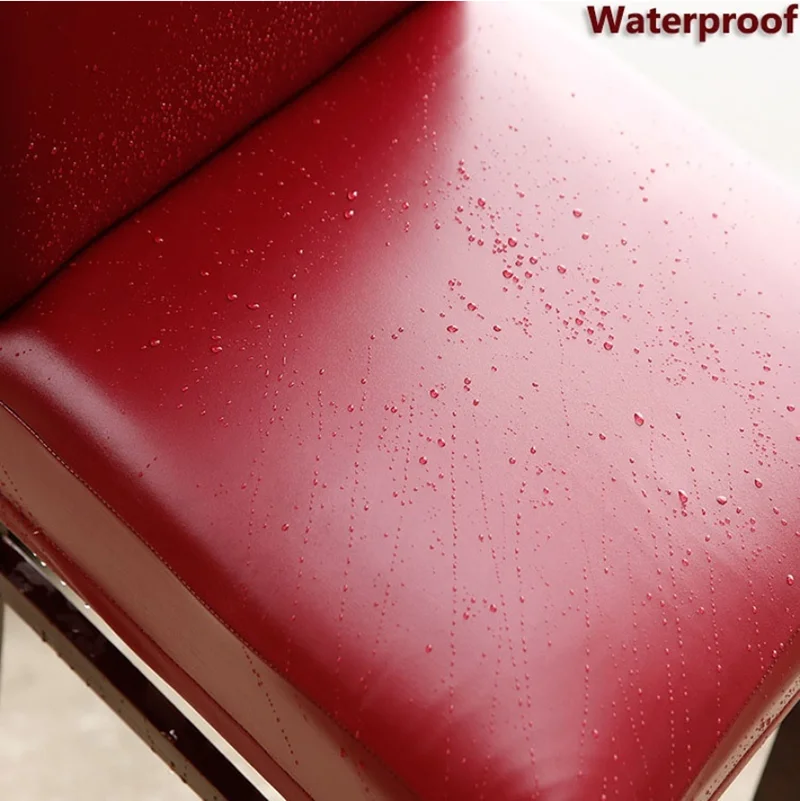 7 цветов водонепроницаемый ПУ стул из столового гарнитура с кожаной обивкой