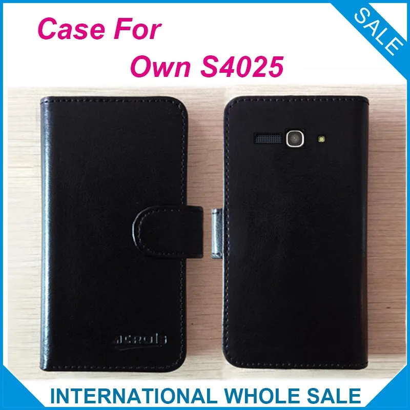 

Hot! 2016 Own S4025 Case Factory price,6 Colors High Quality Flip Leather Exclusive Cover For Own S4025 tracking number