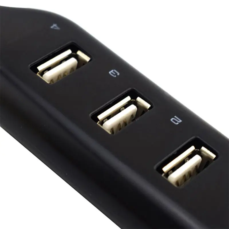 Высокоскоростной микро мини 4 порта 2 0 USB концентратор сплиттер адаптер для