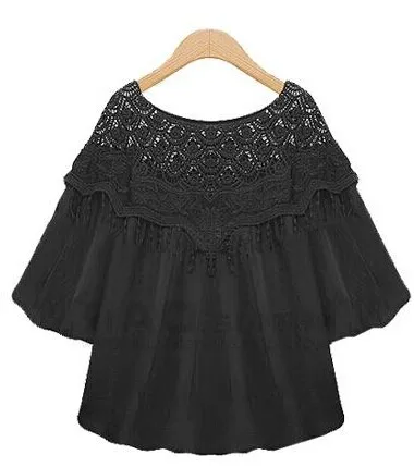 Белый Черный! XL XXL 3XL 4XL 5XL! 2016 новых плюс большой размер топ для женщин летняя