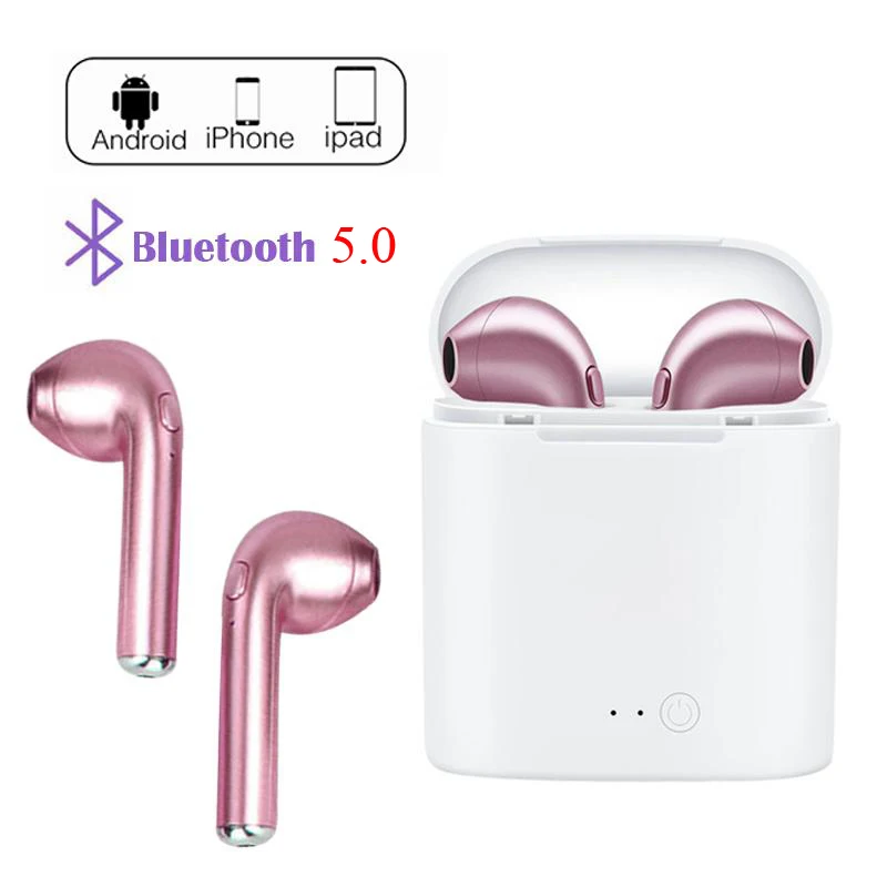 Лидер продаж i7s TWS беспроводные наушники Bluetooth стерео вкладыши гарнитура с