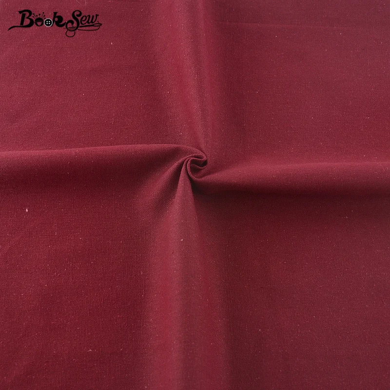 Booksew цвет красного вина Текстиль для дома из хлопка и льна Ткань скатерти Подушка