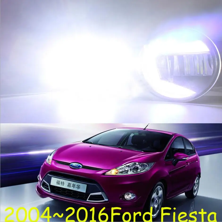 Автомобильный бампер лампа для Фар Ford Fiesta дневной свет с вкл/выкл Светодиодные