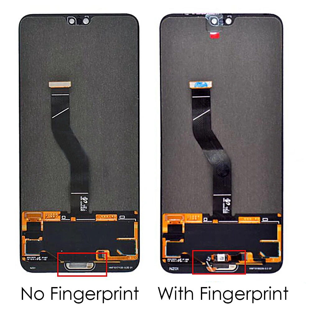 Датчик отпечатков пальцев 6 1 &quotLCD для HUAWEI P20 Pro LCD сенсорный экран дигитайзер