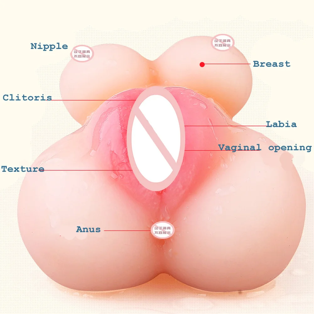 Реалистичная Девичья искусственная киска попка кукла мужской мастурбатор