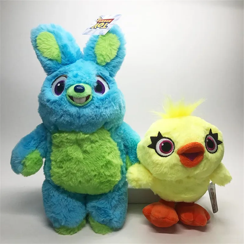 Новая история игрушек 4 плюшевые игрушки куклы 29 см кролик и 18 см Ducky Мягкие плюшевые игрушки пушистый персонаж Фильма