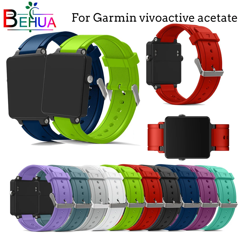 Силиконовый ремешок для часов Garmin vivoactive сменный спортивный смарт браслет