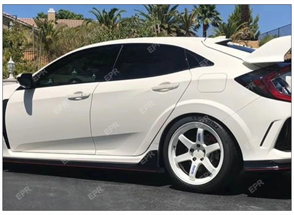 Для Honda Civic 5Dr Тип R FK8 VRSAR1 FRP заднее крыло из стекловолокна отделка тюнинг часть для Civic FK8 стекловолокно крыло добавить в