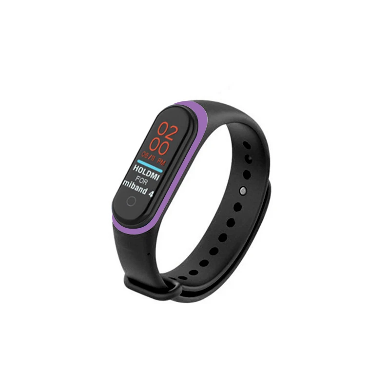 R Цветной силиконовый ремешок на запястье для mi band 4 для Xiaomi mi Band 4 браслет mi band 4 аксессуары для ремешка - Цвет: R