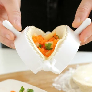 Горячая Распродажа 1 шт белый пластиковая для вареников машина пресс-формы небольшой удобный инструменты для приготовления пельменей кухонные принадлежности