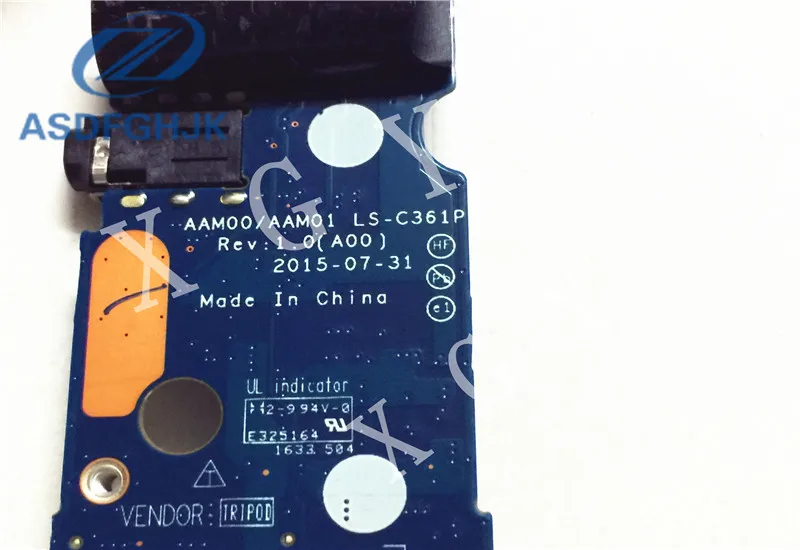 Оригинал для DELL XPS 15 5510 9550 Φ audio IO board 0P1GM9 LS-C361P P1GM9 100% ТЕСТ ОК | Компьютеры и офис