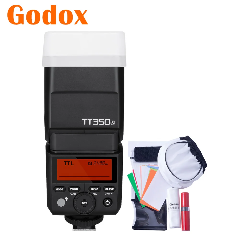 Godox TT350S TT350-S 2,4G ttl GN36 Камера вспышки Speelite для sony беззеркальных Камера A6000 A6500 A7RIII A7SII A9 A68 A99