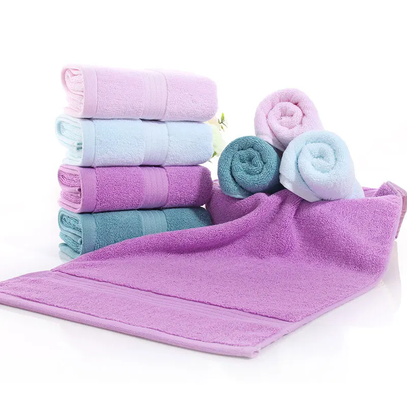 GIANTEX 130 г Мягкое хлопковое полотенце для лица толстое супер впитывающее взрослых