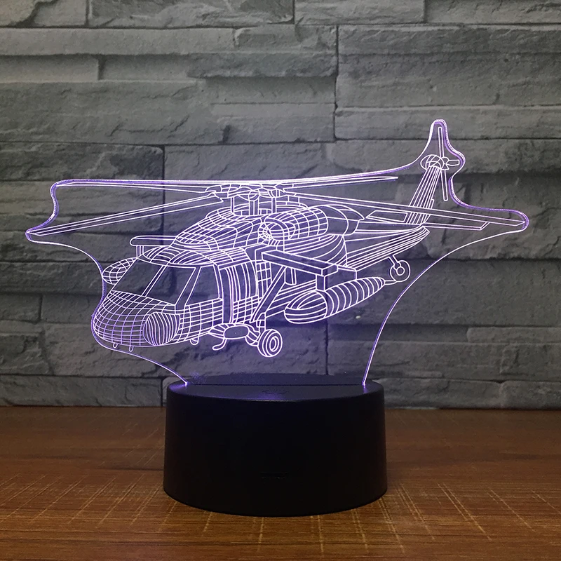 Lumipwell пульт дистанционного управления Воздушный самолет 3D свет LED настольная